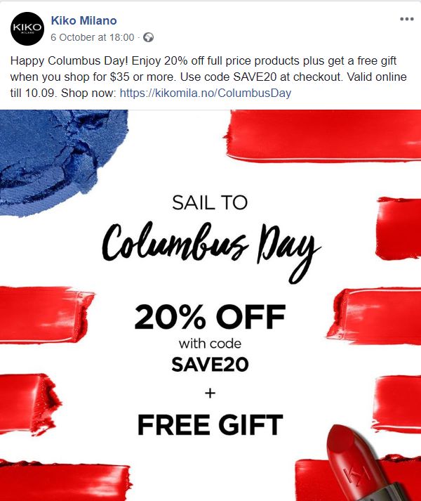  تبلیغات جغرافیایی Kiko واقع در 