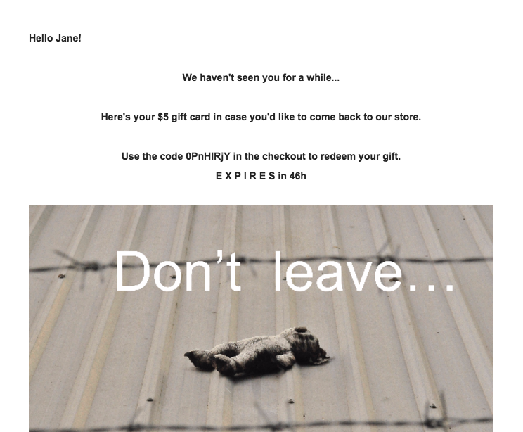  مثال کمپین کارت هدیه 