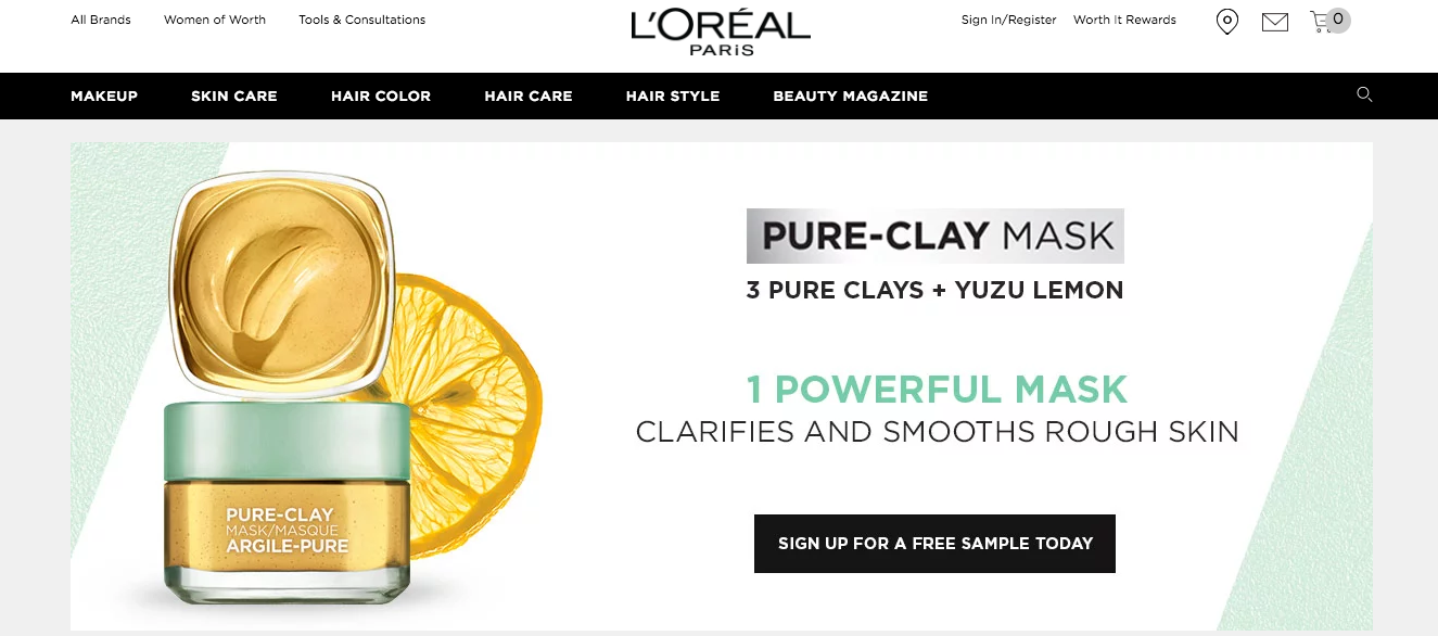  کمپین تبلیغاتی L'Oreal Free Samples 