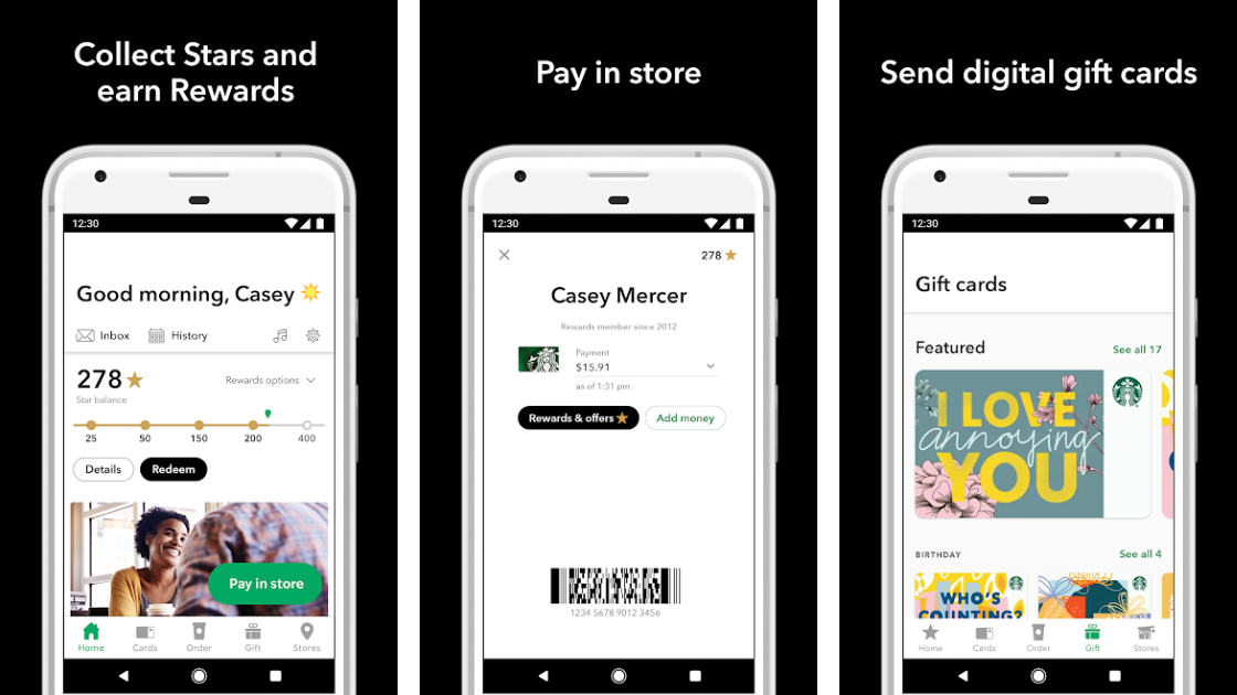  Starbucks پاداش 