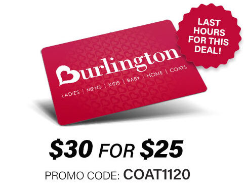  کارت هدیه بورلینگتون 