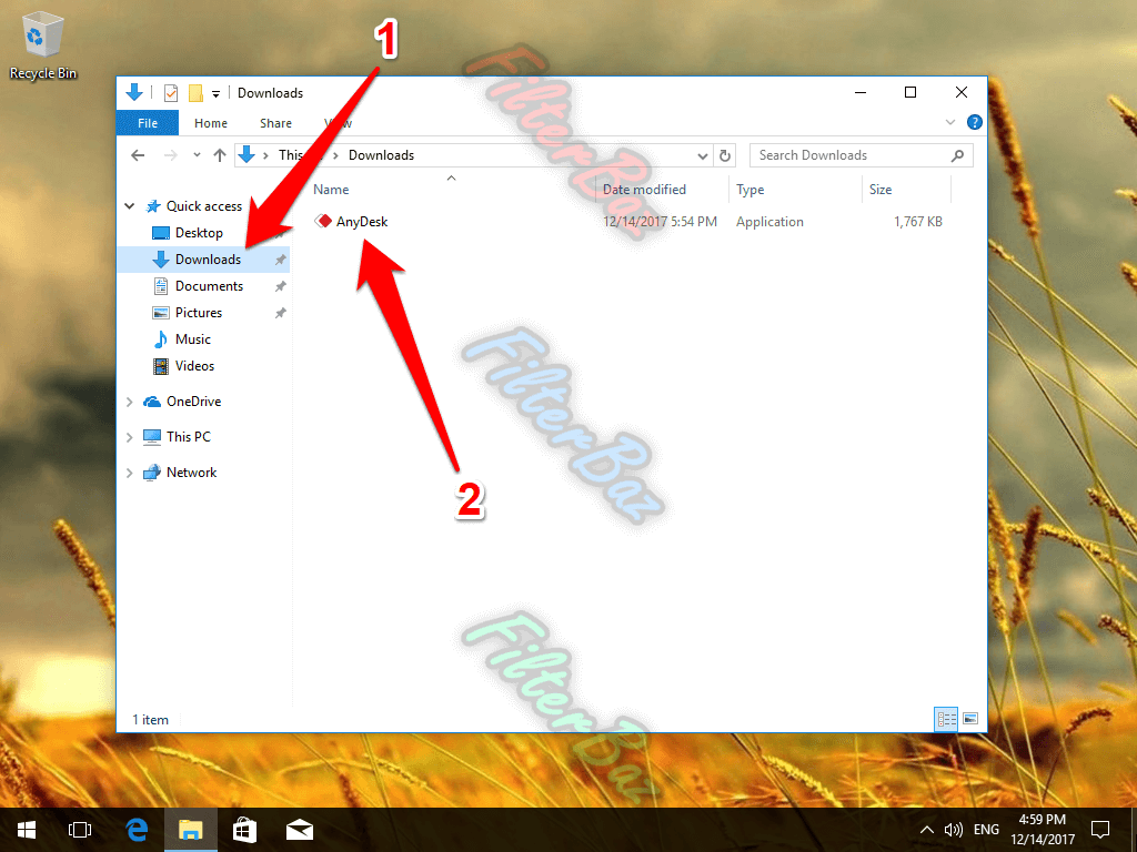 راهنمای نصب AnyDesk